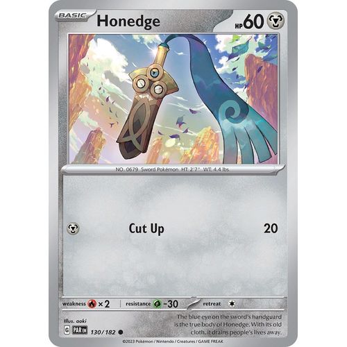 Honedge (130/182) [SV04: Paradox Rift] - PokéBox Australia