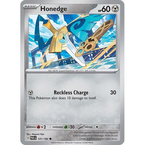 Honedge (131/182) [SV04: Paradox Rift] - PokéBox Australia
