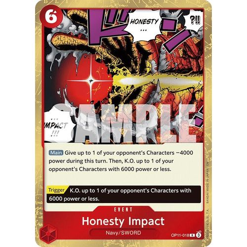 Honesty Impact (OP11 - 018) [A Fist of Divine Speed] - PokéBox Australia