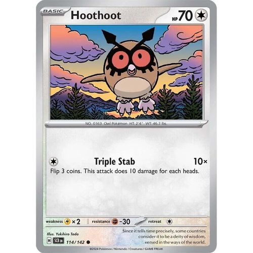 Hoothoot (114/142) [SV07: Stellar Crown] - PokéBox Australia
