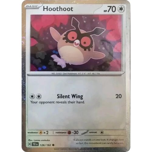 Hoothoot - 126 (Cosmos Holo) (126/162) (SV: Scarlet & Violet Promo Cards) - PokéBox Australia