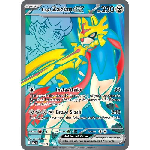 Hop's Zacian ex (176/159) (SV09: Journey Together) - PokéBox Australia