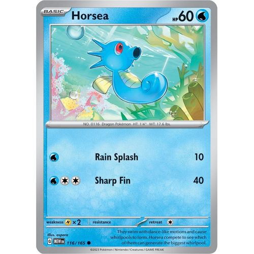 Horsea (116/165) [SV: Scarlet & Violet 151] - PokéBox Australia