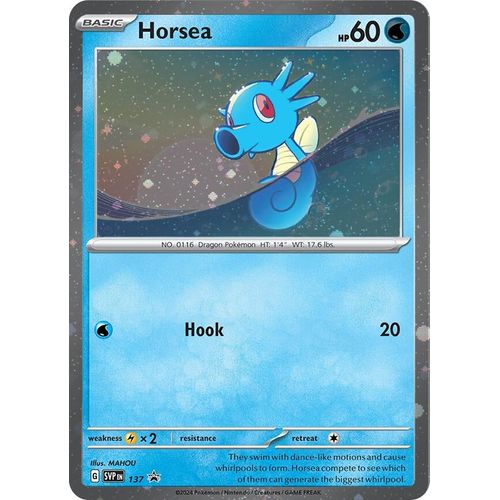Horsea - 137 (Cosmo Holo) (137) (SV: Scarlet & Violet Promo Cards) - PokéBox Australia
