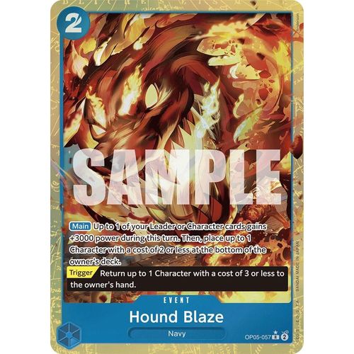 Hound Blaze (Alternate Art) (OP05 - 057) [Premium Booster - The Best - ] - PokéBox Australia