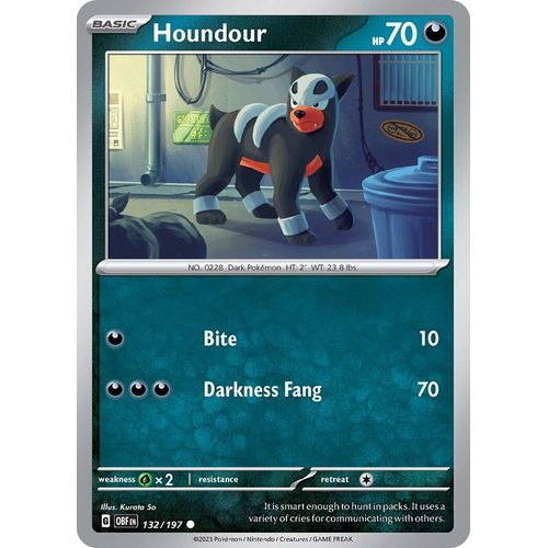 Houndour (132/197) [SV03: Obsidian Flames] - PokéBox Australia
