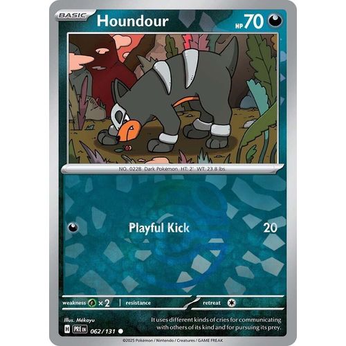 Houndour (Master Ball Pattern) (062/131) [SV: Prismatic Evolutions] - PokéBox Australia