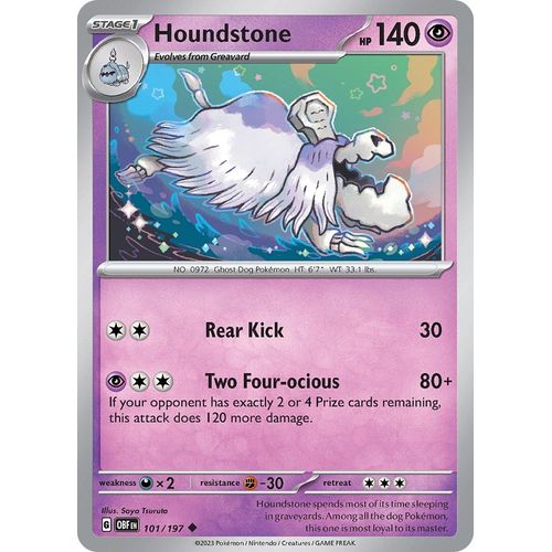 Houndstone (101/197) [SV03: Obsidian Flames] - PokéBox Australia