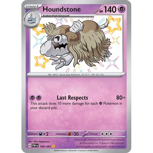 Houndstone (168/091) [SV: Paldean Fates] - PokéBox Australia