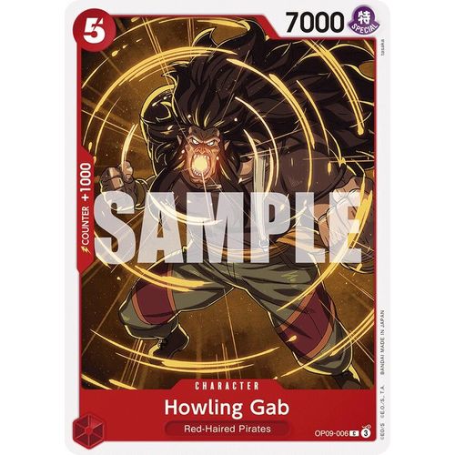 Howling Gab (OP09 - 006) [Emperors in the New World] - PokéBox Australia