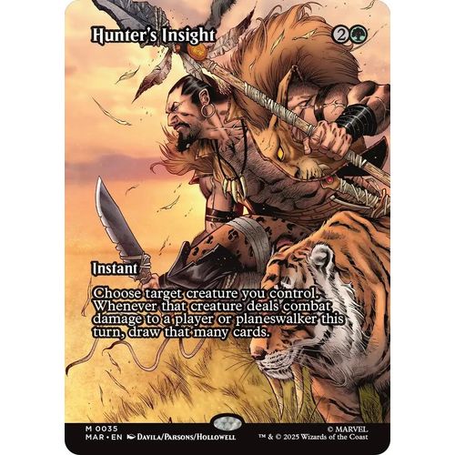 Hunter's Insight (Borderless) (35) (Marvel Eternal - Legal) - PokéBox Australia
