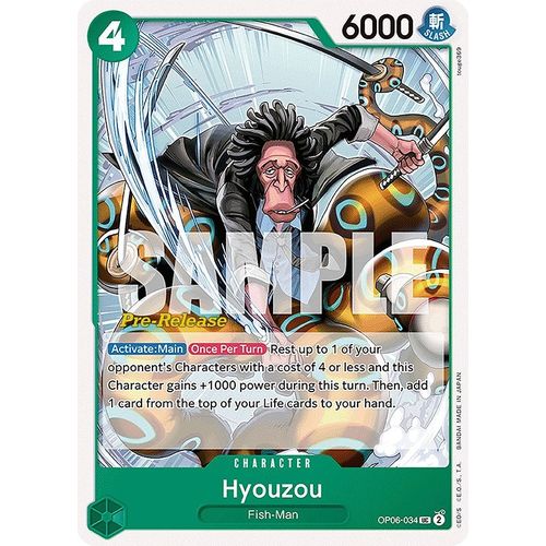Hyouzou (OP06 - 034) [Wings of the Captain Pre - Release Cards] - PokéBox Australia