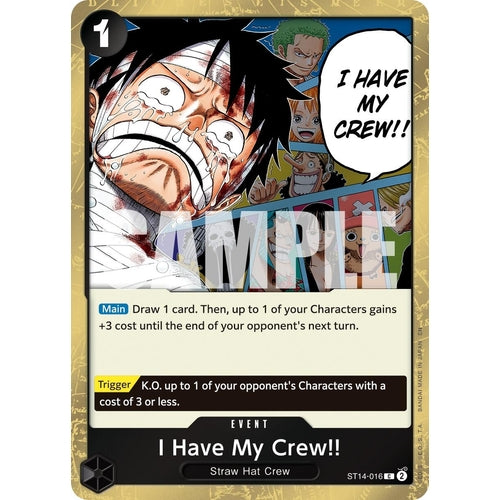 I Have My Crew!! (Pirate Foil) (ST14 - 016) (Premium Booster - The Best - Vol. 2) - PokéBox Australia