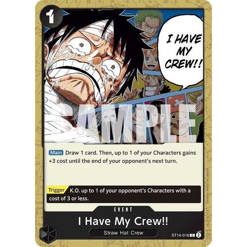 I Have My Crew!! (ST14 - 016) [Starter Deck 14: 3D2Y] - PokéBox Australia