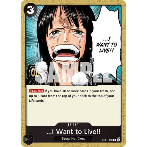 ...I Want to Live!! (EB01 - 050) [Extra Booster: Memorial Collection] - PokéBox Australia