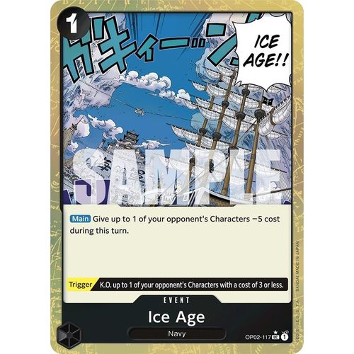 Ice Age (Textured Foil) (OP02 - 117) [Premium Booster - The Best - ] - PokéBox Australia