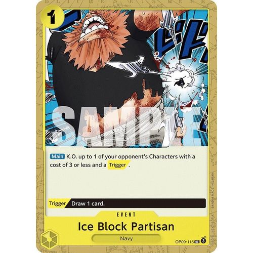 Ice Block Partisan (OP09 - 115) [Emperors in the New World] - PokéBox Australia