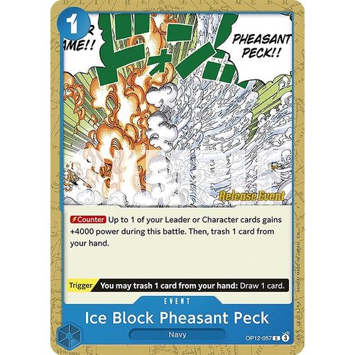 Ice Block Pheasant Peck (OP12 - 057) (Legacy of the Master Release Event Cards) - PokéBox Australia