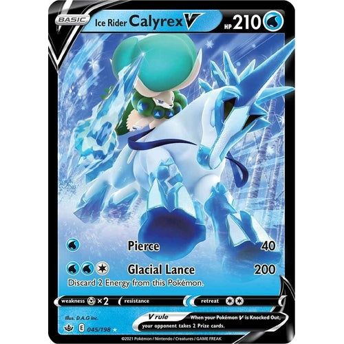 Ice Rider Calyrex V (045/198) (SWSH06: Chilling Reign) - PokéBox Australia