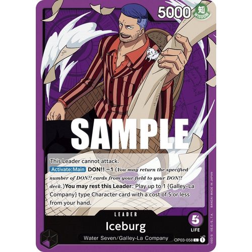 Iceburg (OP03 - 058) [Pillars of Strength] - PokéBox Australia