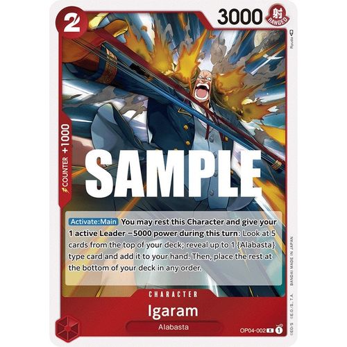 Igaram (OP04 - 002) [Kingdoms of Intrigue] - PokéBox Australia