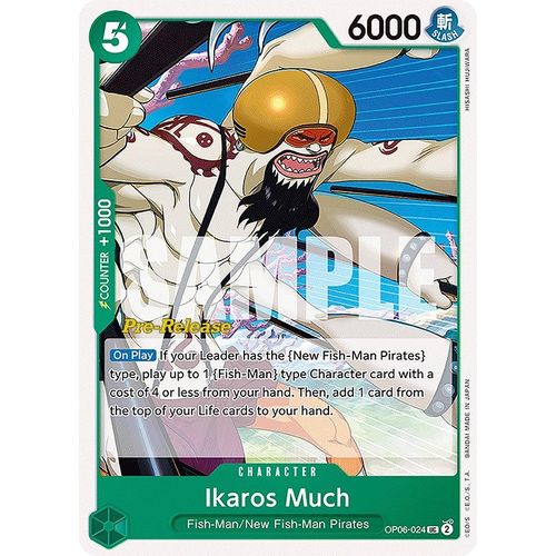 Ikaros Much (OP06 - 024) [Wings of the Captain Pre - Release Cards] - PokéBox Australia