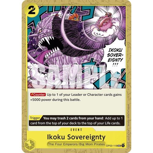 Ikoku Sovereignty (3118) [Starter Deck 20: YELLOW Charlotte Katakuri] - PokéBox Australia