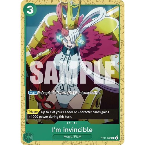 I'm invincible (ST11 - 005) [Starter Deck 16: GREEN Uta] - PokéBox Australia