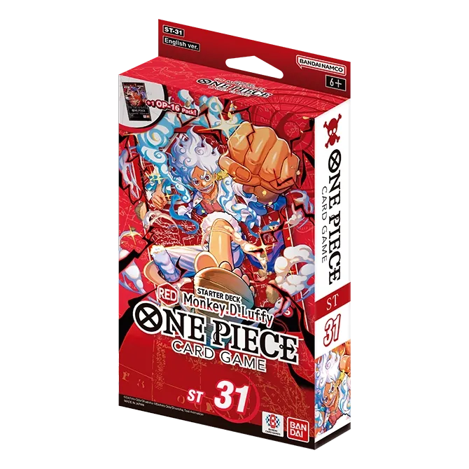 One Piece Card Game: Starter Deck – RED Monkey.D.Luffy [ST-31]