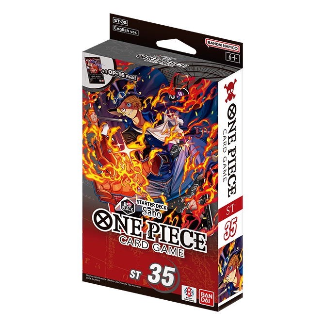 One Piece Card Game: Starter Deck – RED/BLACK Sabo [ST-35]