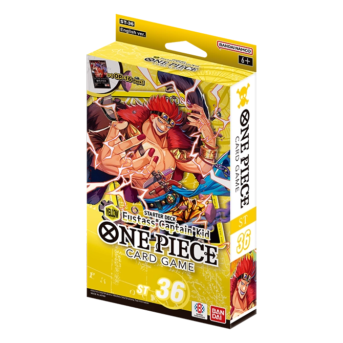 One Piece Card Game: Starter Deck – YELLOW Eustass"Captain"Kid [ST-36]
