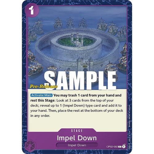 Impel Down (OP02 - 092) [Paramount War Pre - Release Cards] - PokéBox Australia