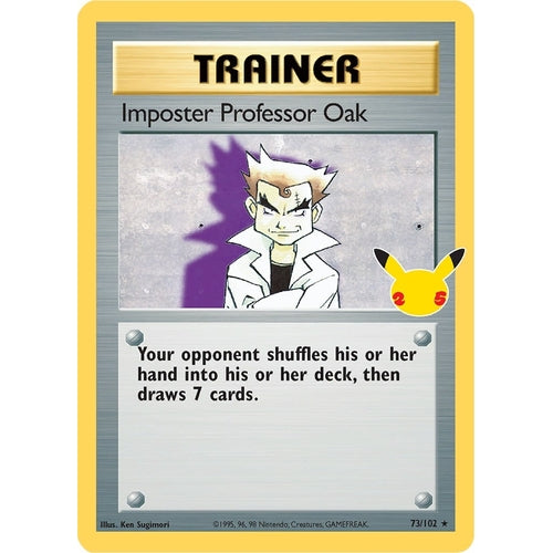 Imposter Professor Oak (73/102) (Celebrations: Classic Collection) - PokéBox Australia