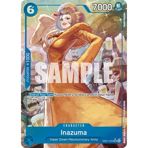 Inazuma (Alternate Art) (EB01 - 022) [Extra Booster: Memorial Collection] - PokéBox Australia