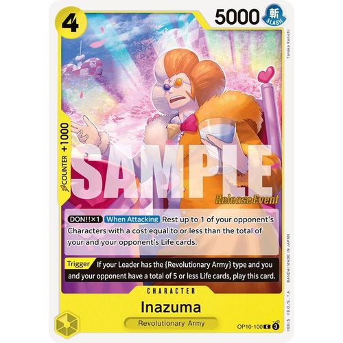 Inazuma (OP10 - 100) [Royal Blood Release Event Cards] - PokéBox Australia
