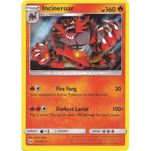 Incineroar - 26/149 (Water Web Holo) (026/149) (Miscellaneous Cards & Products) - PokéBox Australia