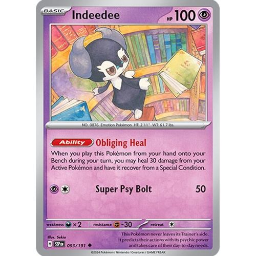 Indeedee (093/191) [SV08: Surging Sparks] - PokéBox Australia