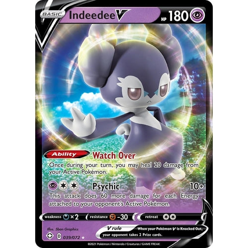Indeedee V (039/072) (Shining Fates) - PokéBox Australia