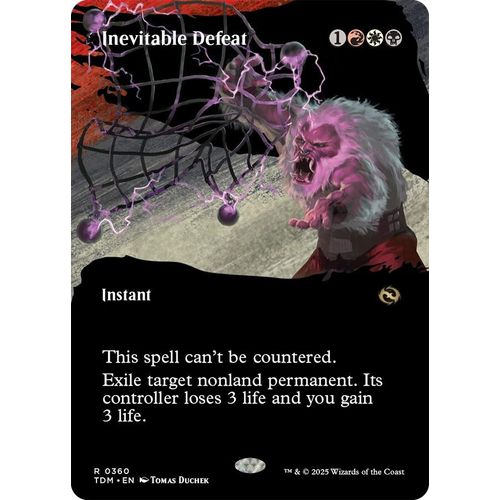 Inevitable Defeat (Borderless) (360) (Tarkir: Dragonstorm) - PokéBox Australia