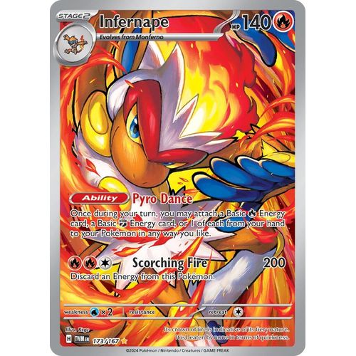 Infernape (173/167) [SV06: Twilight Masquerade] - PokéBox Australia