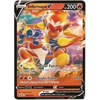 Infernape V - SWSH252 (SWSH252) (SWSH: Sword & Shield Promo Cards) - PokéBox Australia