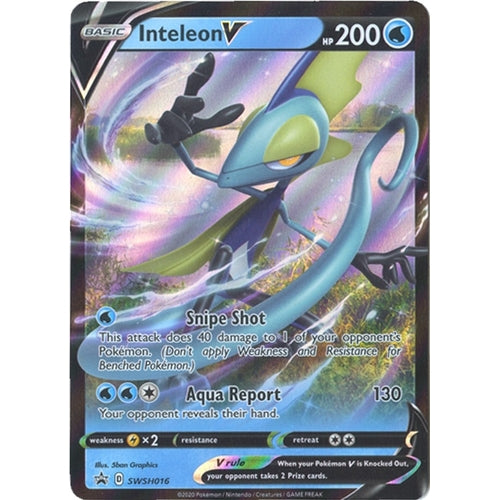 Inteleon V - SWSH016 (SWSH016) (SWSH: Sword & Shield Promo Cards) - PokéBox Australia