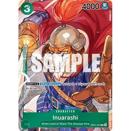 Inuarashi (Box Topper) (OP01 - 034) [Romance Dawn] - PokéBox Australia