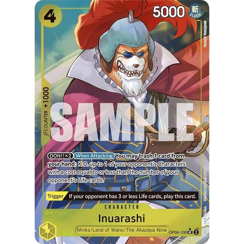 Inuarashi (Full Art) (OP06 - 100) [Premium Booster - The Best - ] - PokéBox Australia