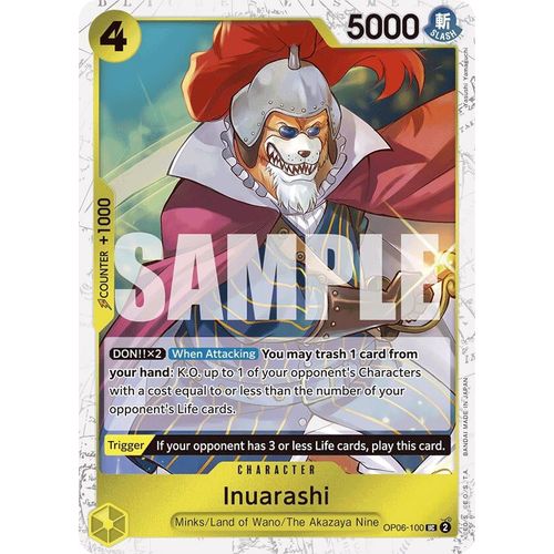 Inuarashi (Jolly Roger Foil) (OP06 - 100) [Premium Booster - The Best - ] - PokéBox Australia