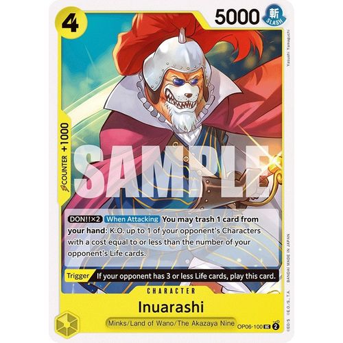 Inuarashi (OP06 - 100) [Wings of the Captain] - PokéBox Australia