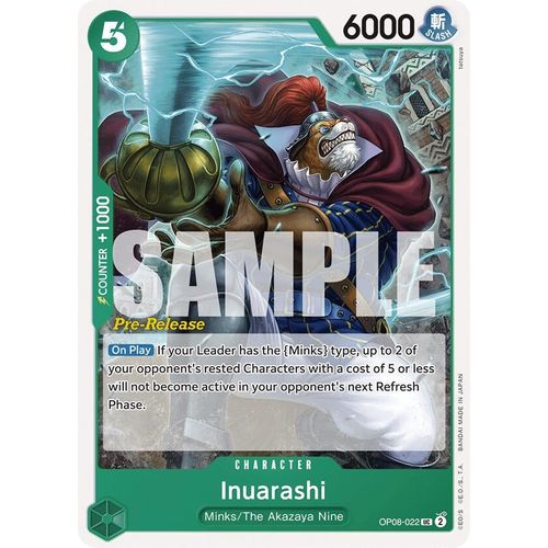 Inuarashi (OP08 - 022) [Two Legends Pre - Release Cards] - PokéBox Australia