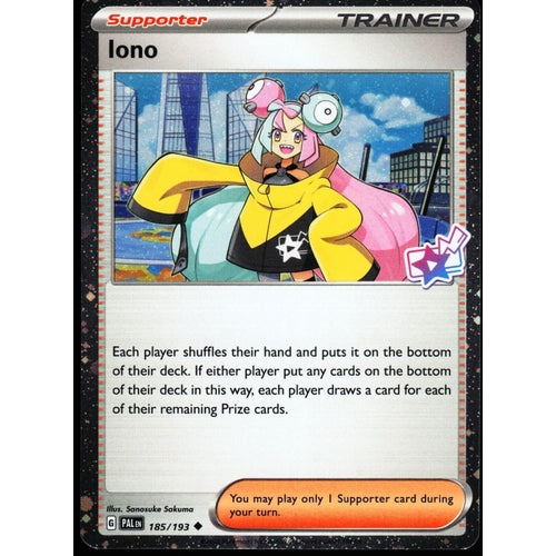 Iono - 185/193 (Cosmo Foil) (185/193) (Miscellaneous Cards & Products) - PokéBox Australia