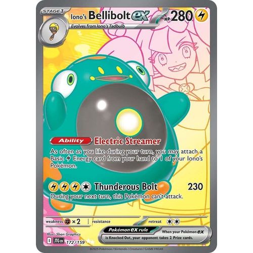 Iono's Bellibolt ex (172/159) (SV09: Journey Together) - PokéBox Australia