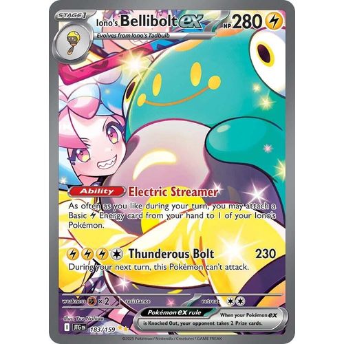Iono's Bellibolt ex (183/159) (SV09: Journey Together) - PokéBox Australia